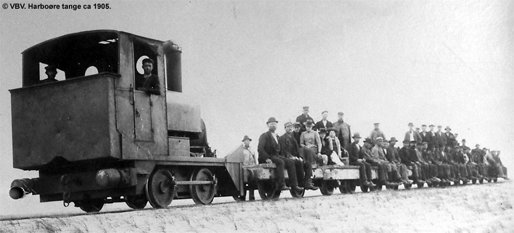 VBV arbejdere på Harboøre tange ca 1905