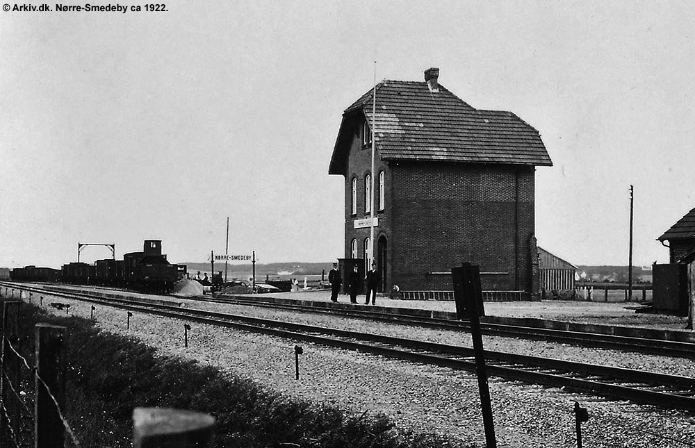 Nørre Smedeby station ca 1922