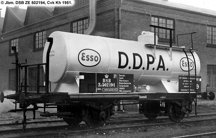 DDPA - Det Danske Petroleums-Aktieselskab - DSB ZE 502194