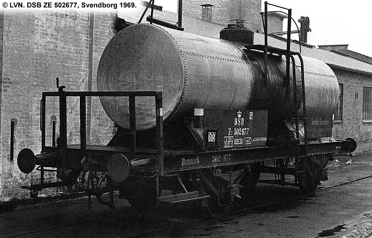 Svendborg Tagpap- og Cementvarefabrik - DSB ZE 502677