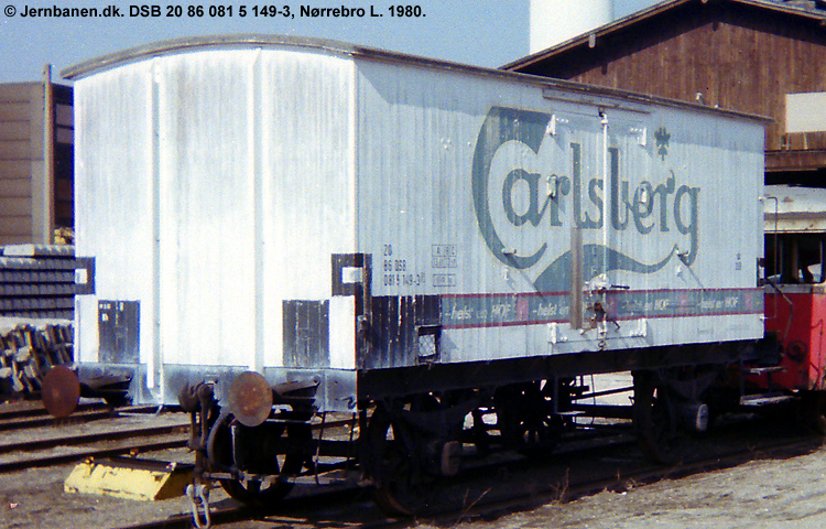 Carlsberg Bryggerierne - DSB 20 86 081 5 149-3