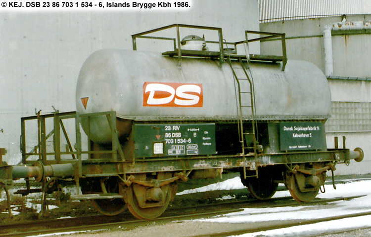 Dansk Sojakagefabrik A/S - DSB 23 86 703 1 534-6