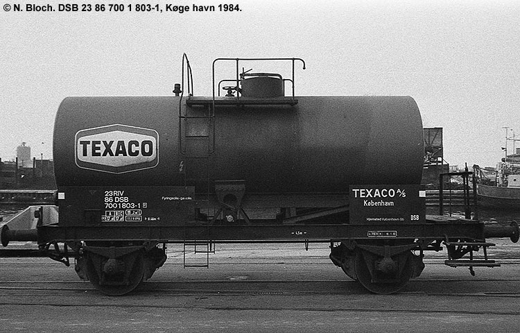 Texaco A/S - DSB 23 86 700 1 803-1