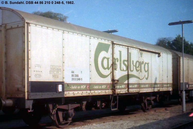 Carlsberg Bryggerierne - DSB 44 86 210 0 248-5