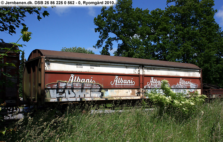 Albani Bryggerierne A/S - DSB 25 86 225 0 562-0