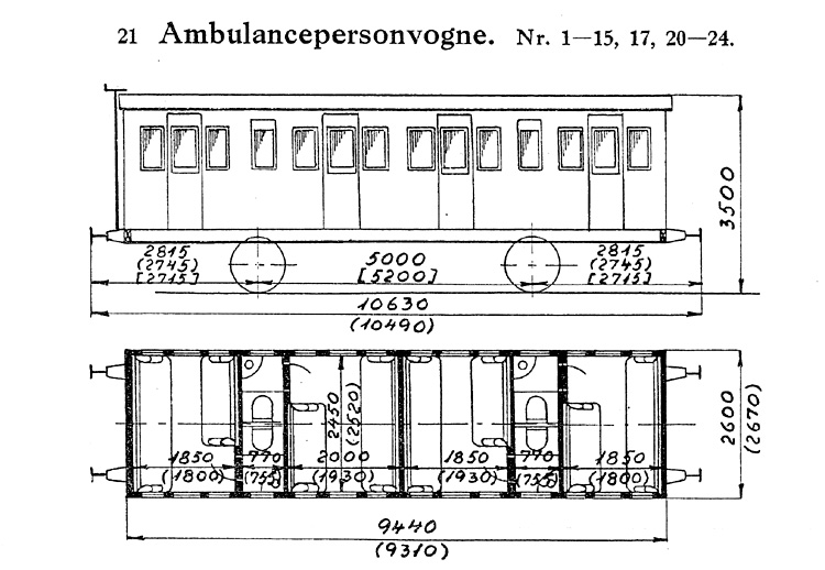 DSB Ambulancepersonvogn nr. 3