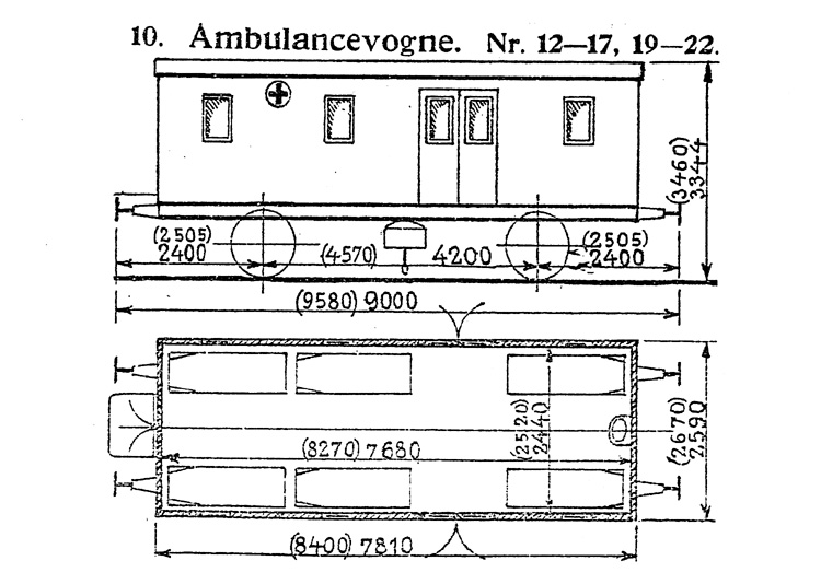 DSB Ambulancevogn nr. 19