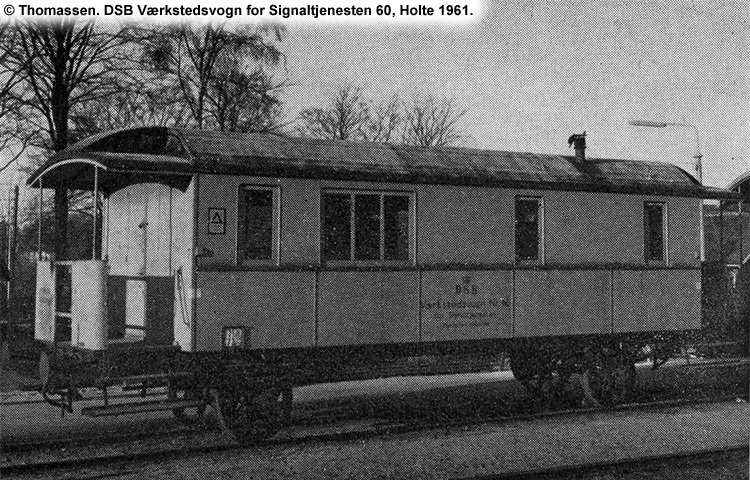 DSB Værkstedsvogn for Signaltjenesten nr. 60