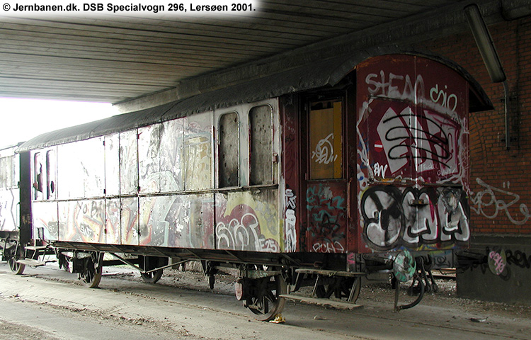 DSB Specialvogn 296<br>Bygningsvogn