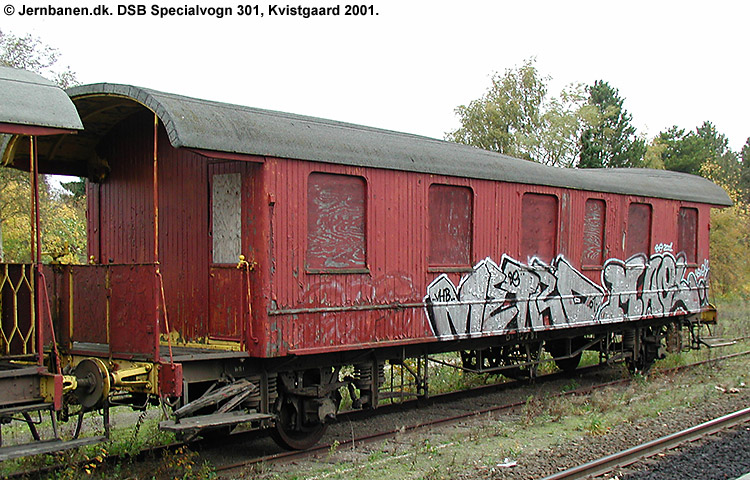 DSB Specialvogn 301<br>Bygningsvogn