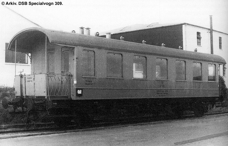 DSB Specialvogn 309<br>Bygningsvogn