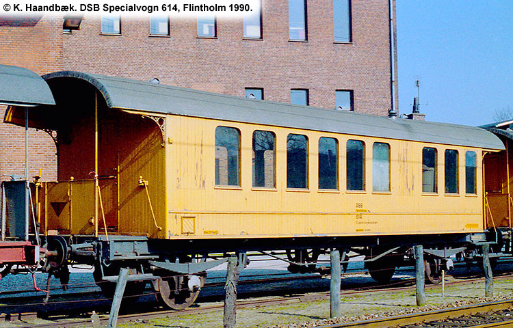 DSB Specialvogn 614<br>Mandskabsvogn for Signalvæsen