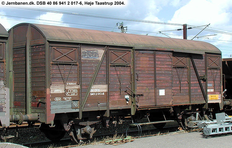 DSB Tjenestevogn 40 86 941 2 017-6