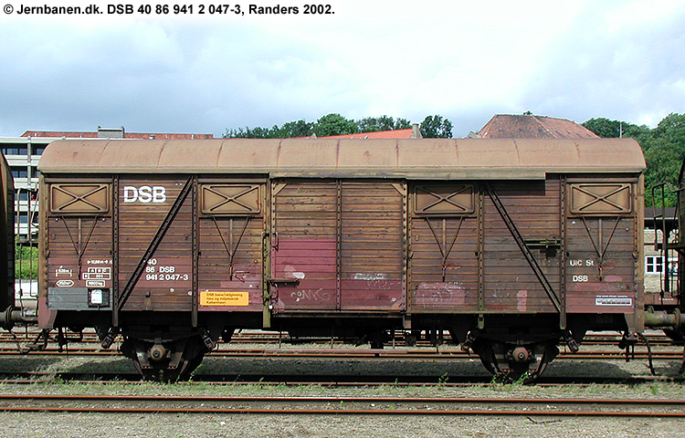 DSB Tjenestevogn 40 86 941 2 047-3