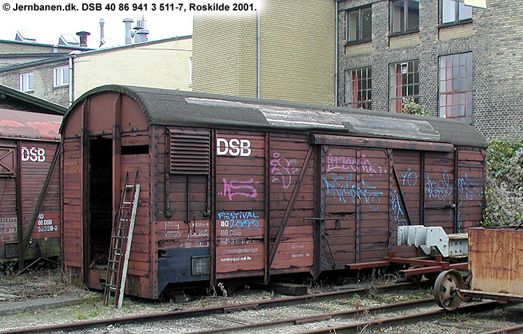 DSB Tjenestevogn 30 86 941 3 511-9