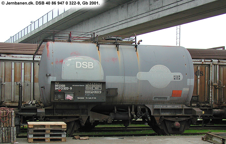 DSB Tjenestevogn 40 86 947 0 322-9