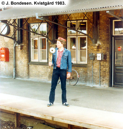 Stationsbestyrer i Kvistgård 1983